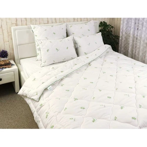 Одеяло Руно Bamboo Style 140х205 см + подушка 50х70 см (924.52_Bamboo Style): Материал чехла полиэстер