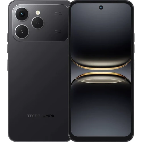 Смартфон Tecno Spark 40 (KM5n) 8/256GB Ink Black (UA UCRF): Дисплей 6.67" IPS LCD (720 x 1600) / 263 ppi