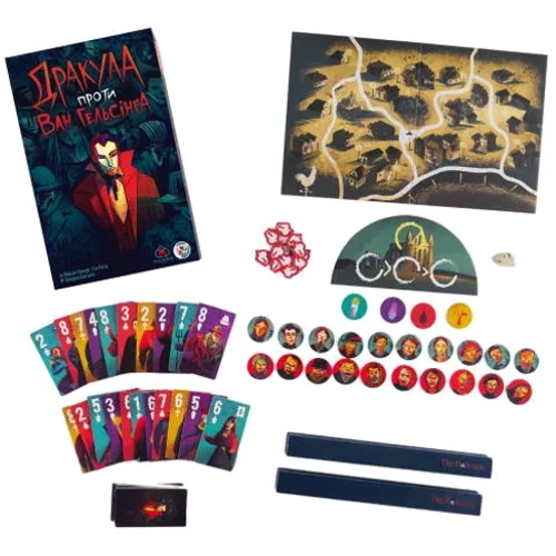 Настольная игра Games 7 Days Дракула против Ван Гельсинга (Dracula vs Van Helsing) (укр.) (DPG01UA)