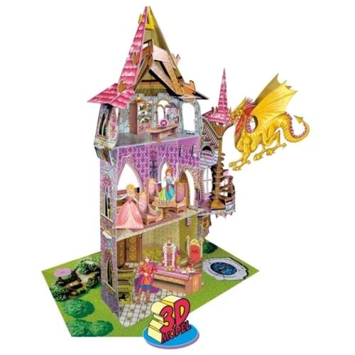 Замок принцесс. 3D Книжка-игрушка: Обложка Картон