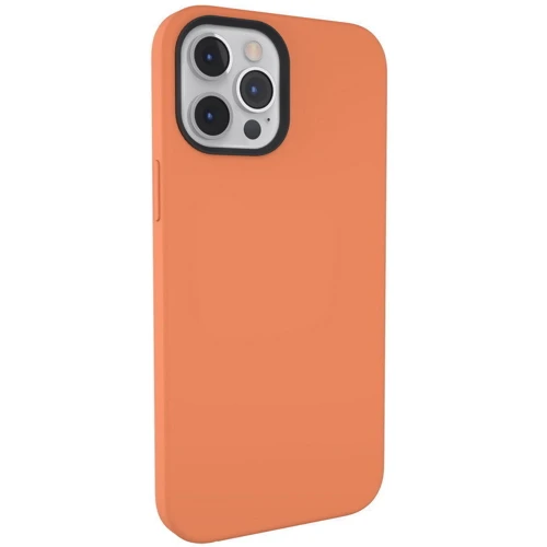 Чехол для iPhone Switcheasy MagSkin Kumquat (GS-103-122-224-164) for iPhone 12/iPhone 12 Pro: Цвет оранжевый
