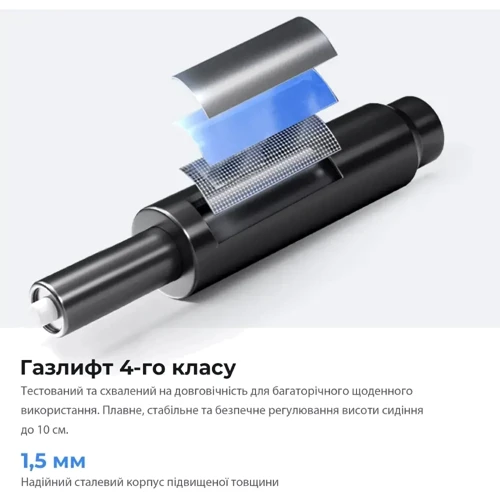 Крісло ігрове Anda SeatX-Air Mega Size XL Mesh Gray Twilight (AD-WY-01-GGSP) фото 11