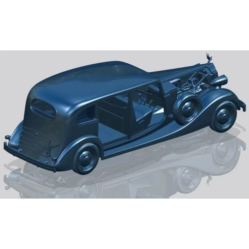 Автомобиль советского руководства II МВ (Модель 1936) c пасажирами,Packard Twelve (Model 1936) with passengers(ICM35535): Производитель ICM