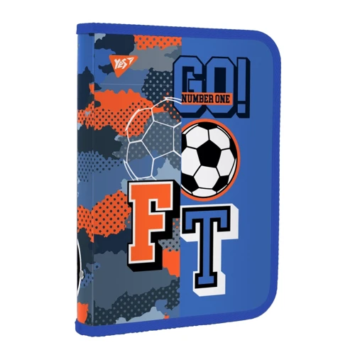 Папка для тетрадей YES пластиковая на молнии В5 Football (491796)