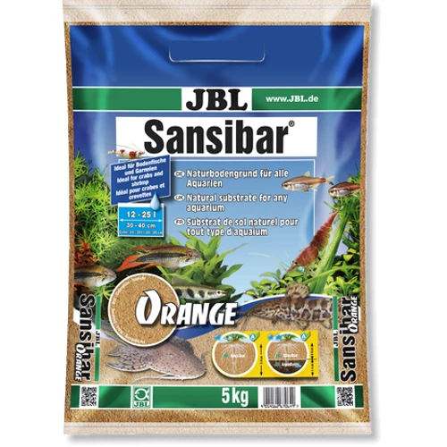 Грунт JBL Sansibar Orang для аквариумов оранжевый 5 кг