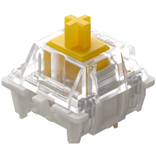 Клавиатура FL Esports FL750 CPM White Olivia Gateron PRO Yellow wireless Three-Mode: Дополнительно подсветка клавиш