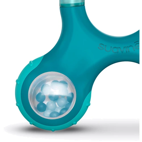 Прорезыватель Suavinex с погремушкой бирюзовый (400269/6)