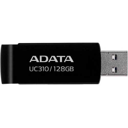 USB-флешка ADATA 128GB UC310 USB 3.2 Black (UC310-128G-RBK): Стандарт USB USB 3.2