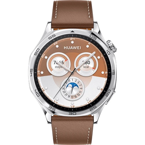 Смарт-годинник Huawei Watch GT 5 46mm Brown: Дисплей 1.43" AMOLED (466x466) / 326 ppi
