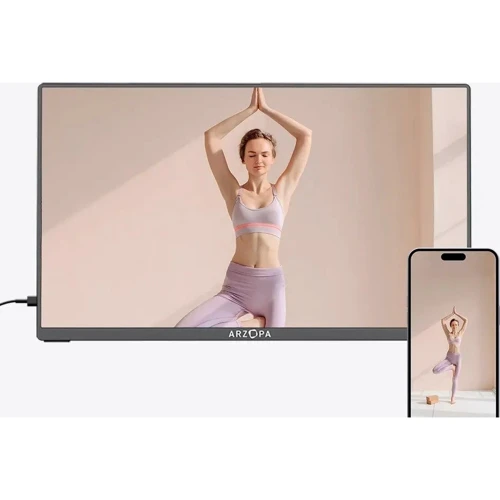 Монитор Arzopa A1 Gamut Slim black 14" 1920x1080: Тип ЖК-матрицы IPS