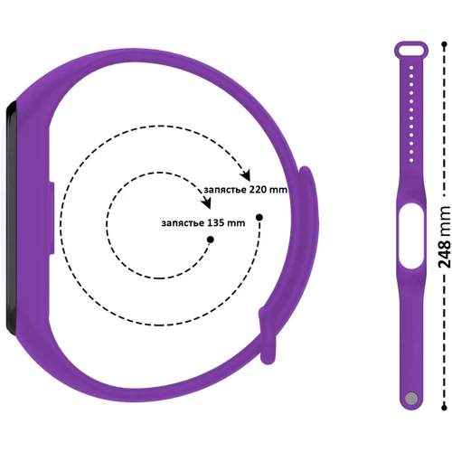 Ремінець BeCover Hot Pink for Xiaomi Mi Smart Band 5/6 (705556)