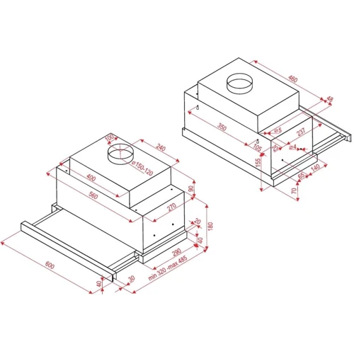 Вытяжка Perfelli TLS 6832 W LED фото 7