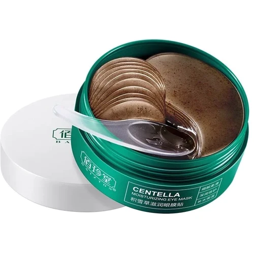 Baizton Centella Moisturizing Eye Mask Гидрогелевые патчи для глаз с экстрактом центеллы и зеленого чая 60 шт.
