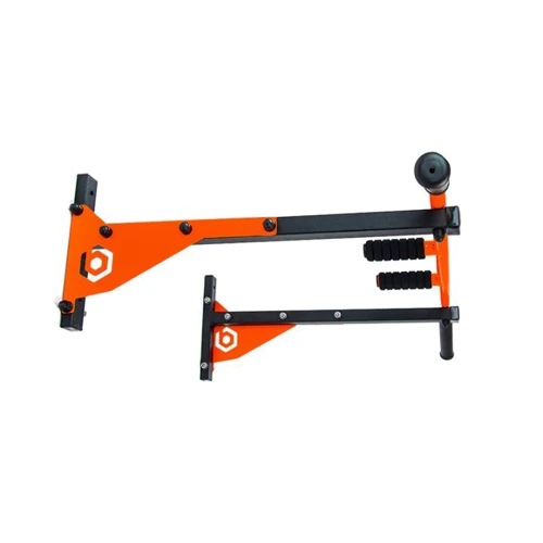 Турник настенный Besport BS-T0004 с 4 ручками красный фото 5