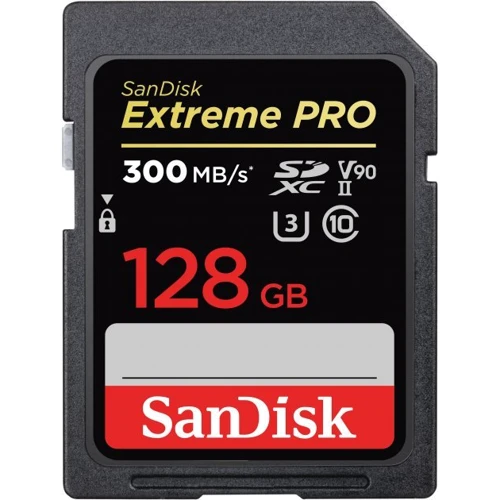 Карта памяти SanDisk 128GB SDXC class 10 UHS-II U3 V90 Extreme Pro (SDSDXDK-128G-GN4IN)