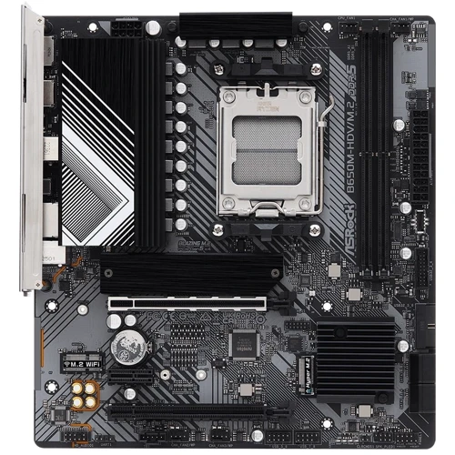 ASRock B650M-HDV/M.2: Разъемы на плате USB Type-C, PCI Express x1, M.2, SATA 3.0