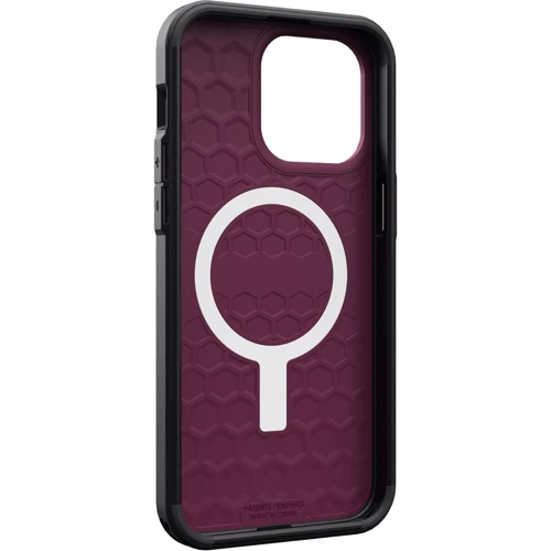 Чохол для iPhone Urban Armor Gear UAG Графічний Magsafe Bordeaux (114295119049) for iPhone 15 Pro Max: Матеріали поликарбонат и полиуретан