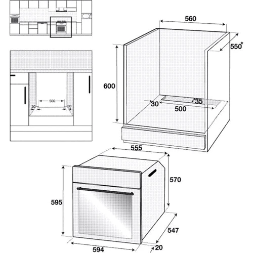 Духовой шкаф электрический Beko BIM24301WCS: Класс энергопотребления A