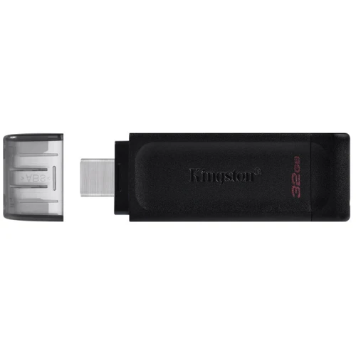 USB-флешка Kingston 32GB DataTraveler 70 Type-C Black (DT70/32GB): Стандарт USB USB Type-C