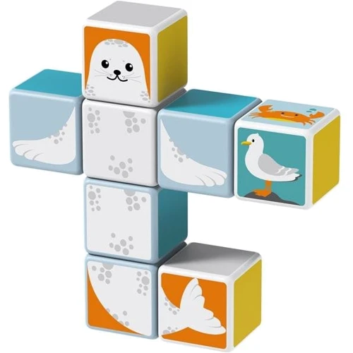 Geomag MAGICUBE Polar Animals | Магнитные кубики Полярные животные: Количество деталей, шт. 8
