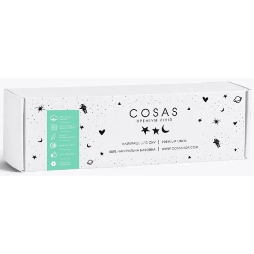 Набор простыней Cosas White/Zigzag grey 120x60 см (4822052056868)