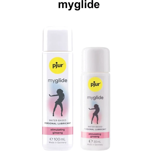 Возбуждающая смазка на водной основе pjur myglide 30 мл, с женьшенем, тепло+покалывание