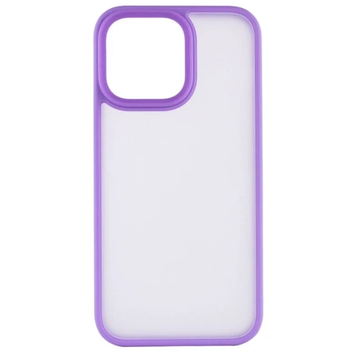 Чехол для iPhone Mobile Case TPU+PC Metal Buttons Lilac for iPhone 15 Pro Max