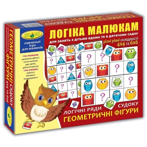 Игра Київська Фабрика Іграшок Судоку Геометрические фигуры (82746)