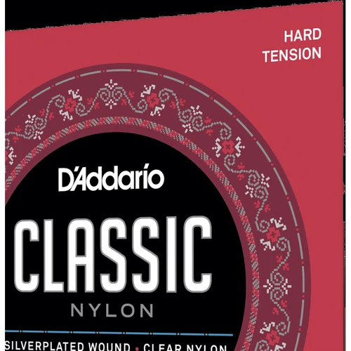 Струна для гитар Гитарные струны D'ADDARIO EJ27H STUDENT CLASSICS HARD TENSION: В комплекте Набор из 6 струн
