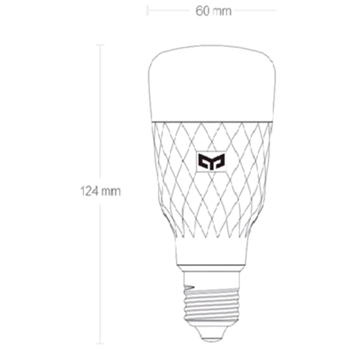 Умная лампа Yeelight Smart LED Bulb (Color) 1S E27 YLDP13YL (YLDP133EU) фото 4