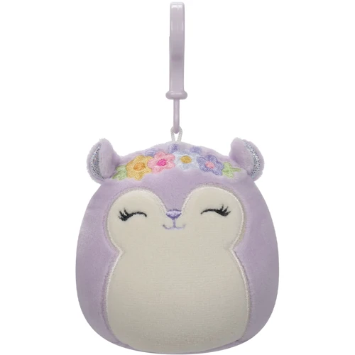 Мягкая игрушка на клипсе Squishmallows Белка Сидни 9 см (SQCP00180)