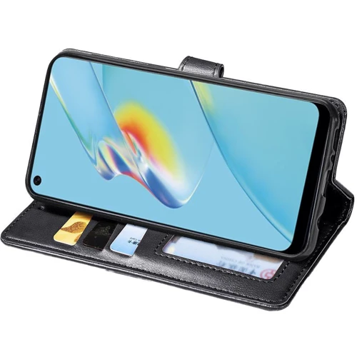 Аксессуар для смартфона Mobile Case GETMAN Gallant Black for Oppo A74 4G: Материал искусcтвенная кожа и термополиуретан