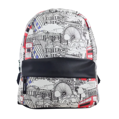 Рюкзак молодежный YES ST-28 London, 34x24x13.5 (555520): Корпус рюкзака Мягкий