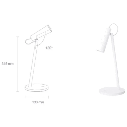 Офисная настольная лампа Xiaomi MiJia Rechargeable Table Lamp White MJTD04YL (BHR5258CN): Тип источника освещения Светодиодная лампа LED