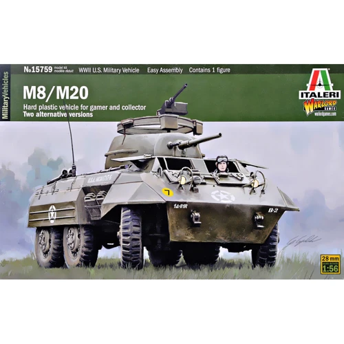 Американський бронеавтомобіль ITALERI M8/M20