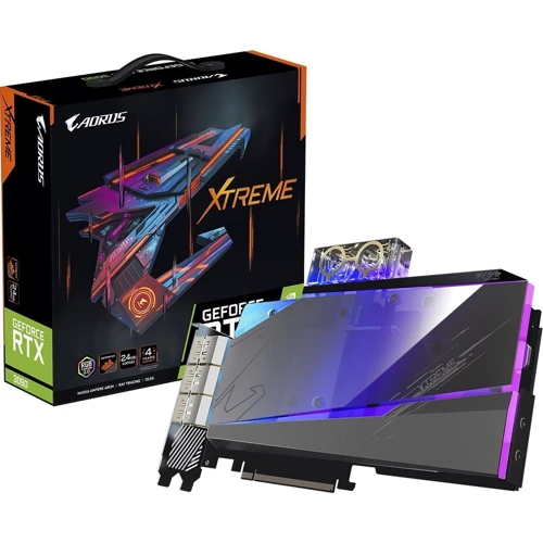 Видеокарта Gigabyte GeForce RTX 3090 XTREME WATERFORCE WB 24G (GV-N3090AORUSX WB-24GD): Год выпуска 2021