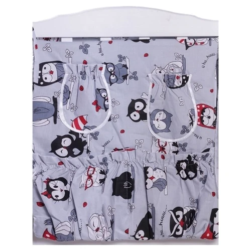 Комплект постільної білизни Qvatro Gold RG-08 чорно-білі сови (626026)