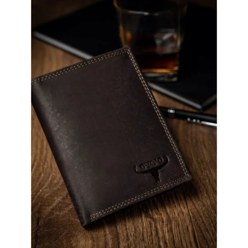 Мужской кошелек Buffalo Wild коричневый (N4-B-MHU BROWN): Тип Кошельки