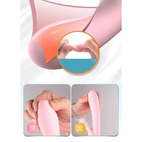 Вибратор с подогревом BOSS Series Lilo Pink