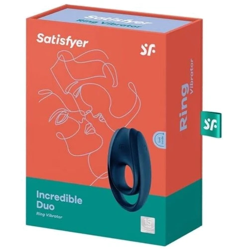 Двойное эрекционное кольцо с вибрацией Satisfyer Incredible Duo