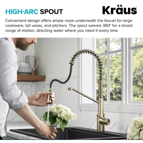 Змішувач для кухонного миття Kraus KFF-2631MB