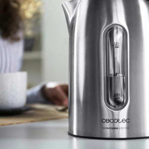 Електрочайник Cecotec ThermoSense 270 Steel: Об'єм, л 1.7