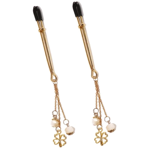 Зажимы для сосков Art of Sex - Nipple Clamps Golden Clover