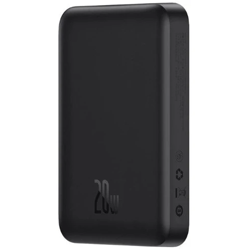 Внешний аккумулятор Baseus Power Bank 10000mAh Magnetic Wireless Quick Charge 20W Black (PPCX030001): Кабели/переходники для смартфонов в комплекте USB Type-C