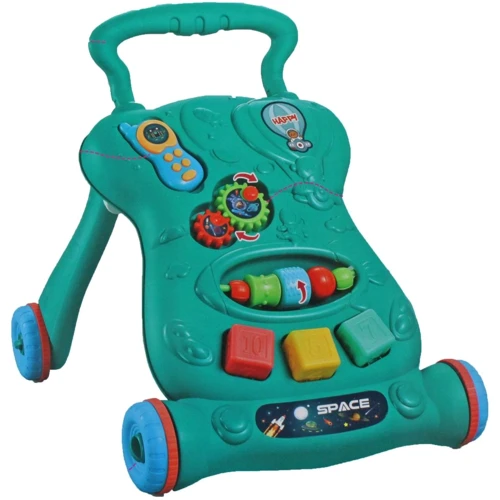 Каталка-ходунки Qichunying Toys Music Walker зелена (696-R35/R37)