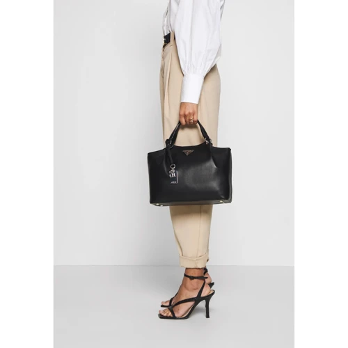 Жіноча сумка тоут Guess Tangey Girlfriend Satchel чорна (HWUE7664060-BLA): Стать жіночий