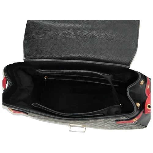 Женская сумка-сэтчел Nobo черная (NBAG-H2570-C020): Фактура Матовая, Зернистая
