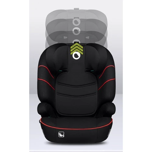 Автокрісло Lionelo Lars I-Size Sporty 15-36 кг Black Red фото 5