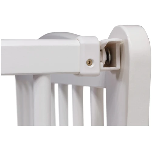 Кровать Babyroom Еліт резьба маятник, ящик, откидной бок DER-7 бук белый (622035)