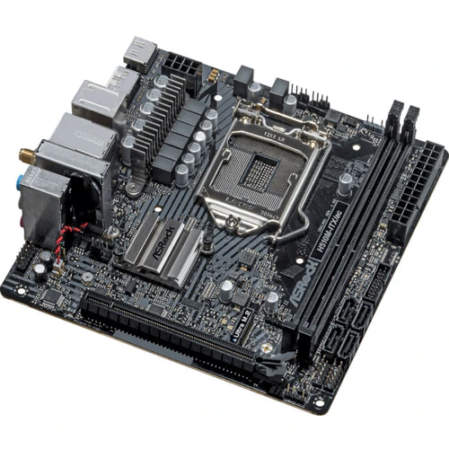ASRock H510M-ITX/AC: Разъемы на плате SATA 3.0, M.2